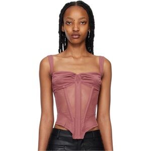 Miaou Deville Corset in Currant